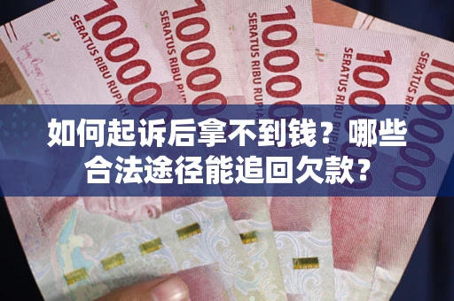 济南如何起诉后拿不到钱？哪些合法途径能追回欠款？