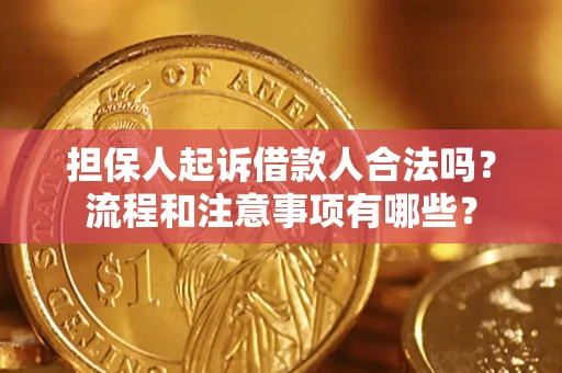 济南担保人起诉借款人合法吗？流程和注意事项有哪些？