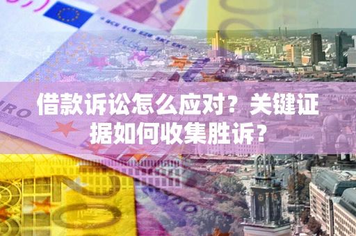 济南借款诉讼怎么应对？关键证据如何收集胜诉？